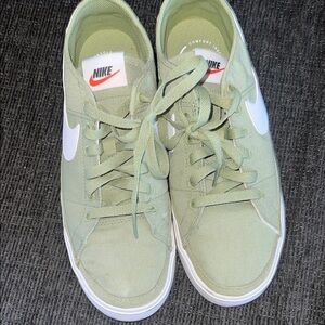 Nike Olive Green Canvas Sneakers